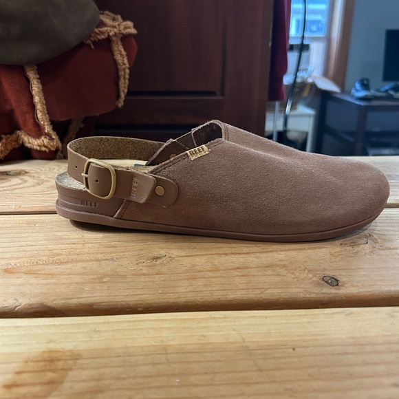 NWT REEF Cushion Sage SE Slip On Clogs Coffee‎ Espresso Suede 9 - Picture 4 of 12